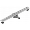 Mexen Flat 360° Slim canalisation linéaire pivotante 70 cm, inox - 1041070