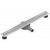 Mexen Flat 360° Slim caniveau linéaire rotatif 70 cm, inox - 1041070