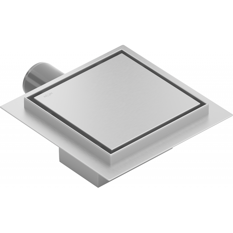 Mexen Flat-Q M13 siphon de sol carré 15 x 15 cm, inox - 1010015