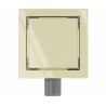 Mexen Flat-Q M13 siphon de sol carré 12 x 12 cm, doré - 1510012