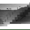 Mur de douche Mexen Kioto Walk-in 100 x 70 cm, transparent, gris arme brossé - 800-100-212-66-00-070