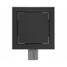 Mexen Flat drain de sol encastré carré 12 x 12 cm, noir - 1710012