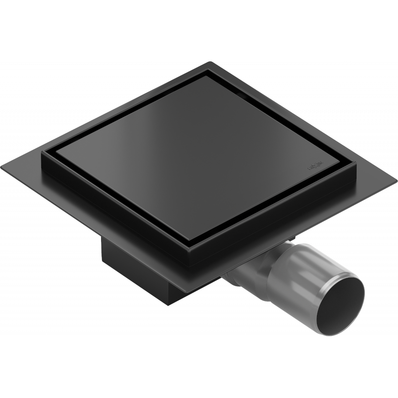 Mexen Flat-Q M13 drain de sol encastré carré 15 x 15 cm, noir - 1710015