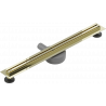 Mexen Flat 360° Slim siphon linéaire rotatif 60 cm, doré - 1541060