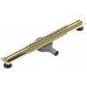 Mexen Flat 360° Slim drain linéaire rotatif 60 cm, doré - 1541060