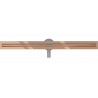Mexen Flat 360° Slim drain linéaire pivotant 80 cm, or rose - 1641080