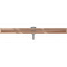 Mexen Flat 360° Slim drainage linéaire rotatif 80 cm, or rose - 1641080