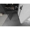 Mexen Kioto paroi de douche Walk-in 135 x 90 cm, transparent, gris canon brossé - 800-135-212-66-00-090