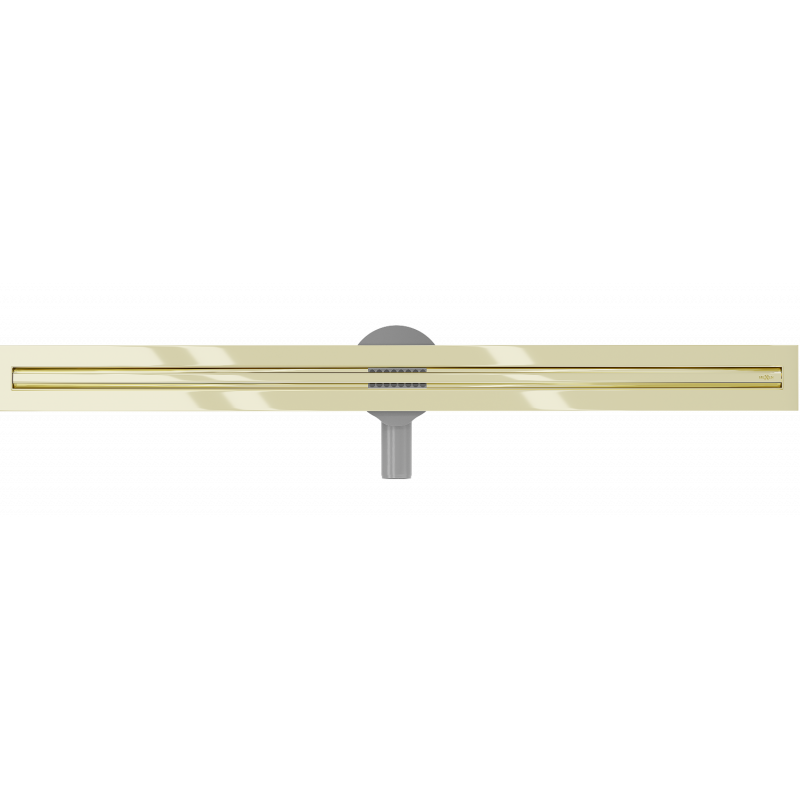 Mexen Flat 360° Slim caniveau linéaire rotatif 90 cm, doré - 1541090