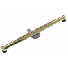 Mexen Flat 360° Slim drain linéaire rotatif 90 cm, doré - 1541090