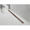 Mexen Flat 360° Slim canalisation linéaire pivotante 70 cm, or rose - 1641070