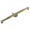 Mexen Flat 360° Slim drainage linéaire pivotant 80 cm, doré - 1541080