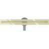 Mexen Flat 360° Slim évacuation linéaire pivotante 70 cm, dorée - 1541070
