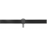 Mexen Flat 360° Slim siphon linéaire rotatif 80 cm, noir - 1741080