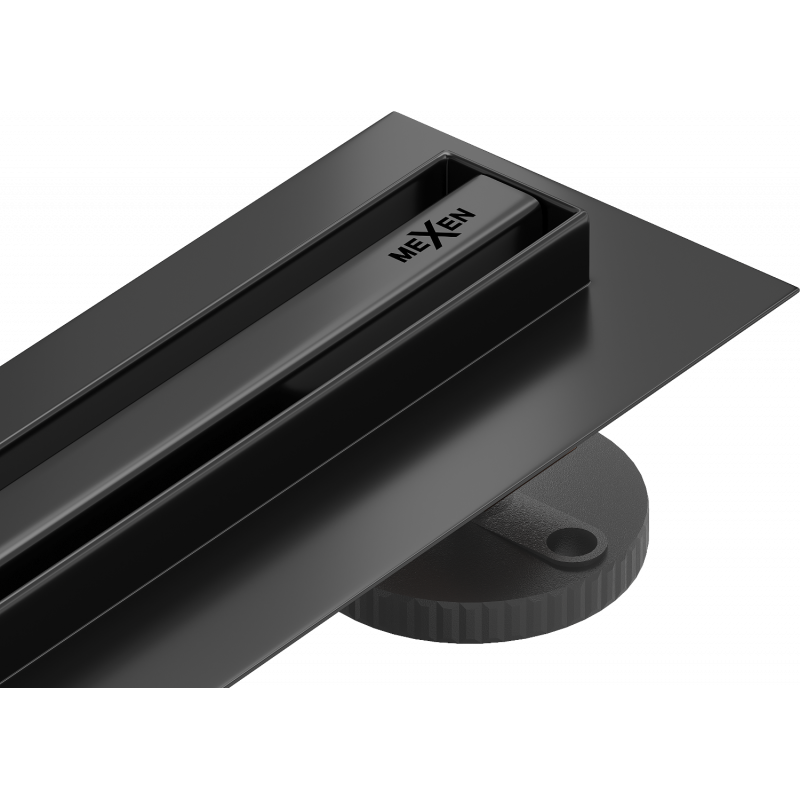 Mexen Flat 360° Slim drain linéaire rotatif 70 cm, noir - 1741070