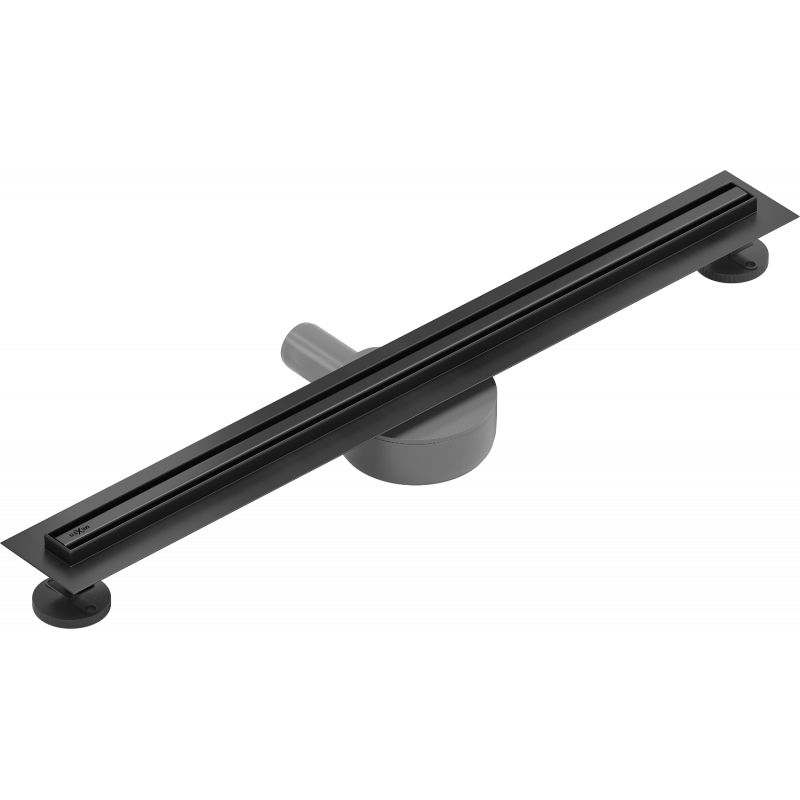 Mexen Flat 360° Slim caniveau linéaire rotatif 70 cm, noir - 1741070