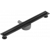 Mexen Flat 360° Slim caniveau linéaire rotatif 70 cm, noir - 1741070