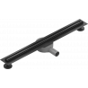 Mexen Flat 360° Slim siphon linéaire rotatif 70 cm, noir - 1741070