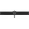 Mexen Flat 360° Slim siphon linéaire rotatif 70 cm, noir - 1741070