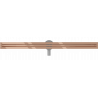Mexen Flat 360° Slim caniveau linéaire rotatif 120 cm, or rose - 1641120