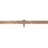 Mexen Flat 360° Slim drain linéaire pivotant 110 cm, or rose - 1641110