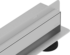 Mexen Flat Wall caniveau mural linéaire 2 en 1 50 cm, inox - 1030050