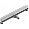 Mexen Flat Wall caniveau linéaire mural 2en1 60 cm, inox - 1030060