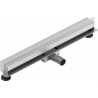 Mexen Flat Wall drain linéaire mural 2en1 60 cm, inox - 1030060