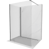 Mexen Kioto paroi de douche Walk-in 135 x 70 cm, transparent, noir - 800-135-212-70-00-070