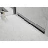 Mexen Flat Wall caniveau mural linéaire 2 en 1 80 cm, inox - 1030080