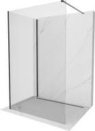 Mexen Kioto paroi de douche Walk-in 140 x 80 cm, transparent, noir - 800-140-212-70-00-080