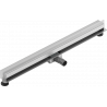 Mexen Flat Wall canalisation linéaire murale 2en1 90 cm, inox - 1030090