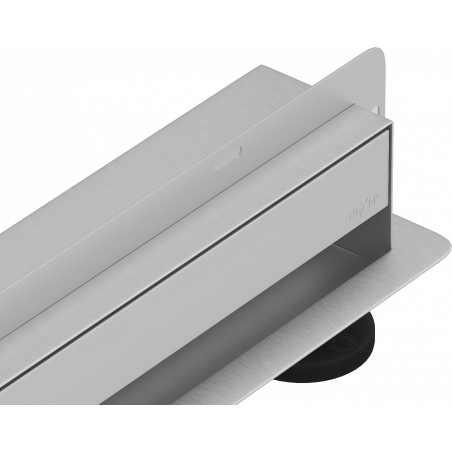 Mexen Flat Wall drain linéaire mural 2en1 110 cm, inox - 1030110