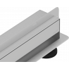 Mexen Flat Wall drain linéaire mural 2en1 110 cm, inox - 1030110