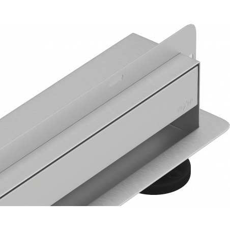 Mexen Flat Wall caniveau linéaire mural 2en1 120 cm, inox - 1030120