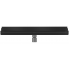 Mexen Flat Wall drain linéaire mural 2en1 80 cm, noir - 1730080