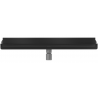 Mexen Flat Wall caniveau mural 2 en 1 90 cm, noir - 1730090