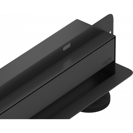 Mexen Flat Wall drain linéaire mural 2-en-1 110 cm, noir - 1730110
