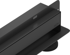 Mexen Flat Wall drain linéaire mural 2-en-1 110 cm, noir - 1730110