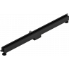 Mexen Flat Wall siphon mural linéaire 2 en 1 120 cm, noir - 1730120