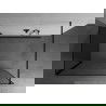 Mexen Kioto paroi de douche Walk-in 140 x 80 cm, motif noir, noir - 800-140-212-70-70-080