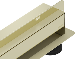 Mexen Flat Wall bonde murale linéaire 2 en 1 80 cm, doré - 1530080