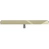 Mexen Flat Wall drain linéaire mural 2en1 90 cm, doré - 1530090