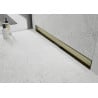 Mexen Flat Wall drain linéaire mural 2en1 90 cm, doré - 1530090
