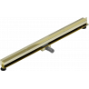 Mexen Flat Wall drain linéaire mural 2en1 110 cm, or - 1530110