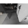 Mexen Kioto cloison de douche Walk-in 130 x 80 cm, transparent, gun metal - 800-130-212-95-00-080