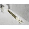Mexen Flat M01 siphon linéaire 90 cm, doré - 1520090-15