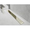 Mexen Flat M12 caniveau linéaire 60 cm, doré - 1521060-15