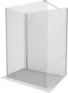 Mexen Kioto paroi de douche Walk-in 120 x 90 cm, transparent, nickel brossé - 800-120-212-97-00-090
