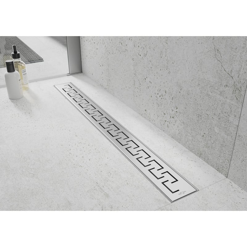 Mexen Flat M15 cache pour siphon linéaire 80 cm, inox - 1024080